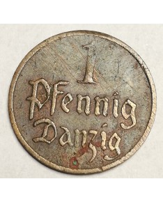 Dancigas/Danzig. 1 Pfennig, 1926