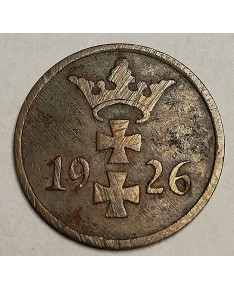 Dancigas/Danzig. 1 Pfennig, 1926