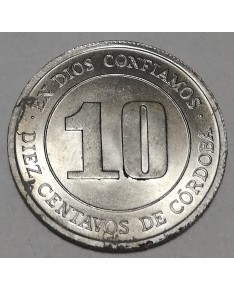 Nikaragva/Nicaragua.10 Centavos, 1974 m., FAO. UNC