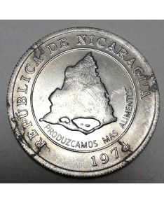 Nikaragva/Nicaragua.10 Centavos, 1974 m., FAO. UNC