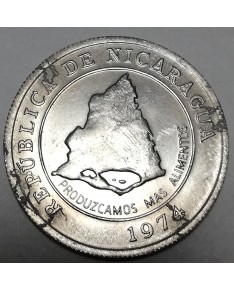 Nikaragva/Nicaragua.10 Centavos, 1974 m., FAO. UNC