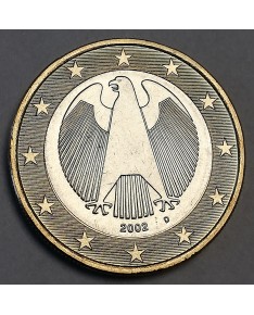 Vokietija. 1 euro, 2002 m. D, PROOF