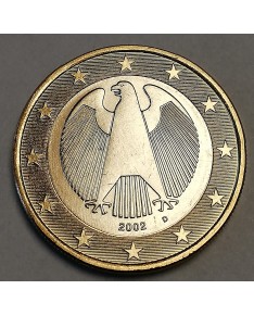 Vokietija. 1 euro, 2002 m. D, PROOF