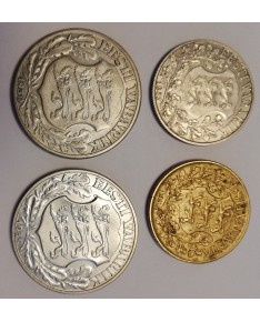 Estija/Eesti/Estonia. 1922-1939 m. monetų rinkinys, 21 vnt. Kokybė aUNC-XF