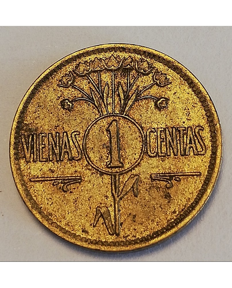 Lietuva. 1 centas, 1925 m.