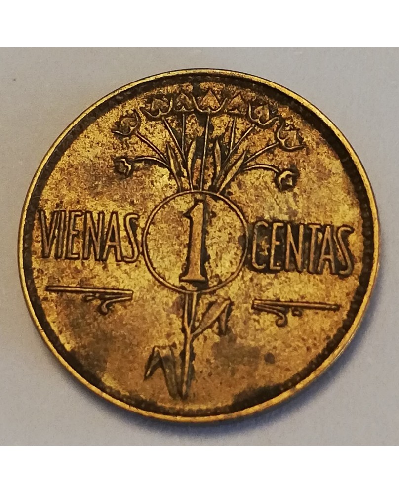 Lietuva. 1 centas, 1925 m.