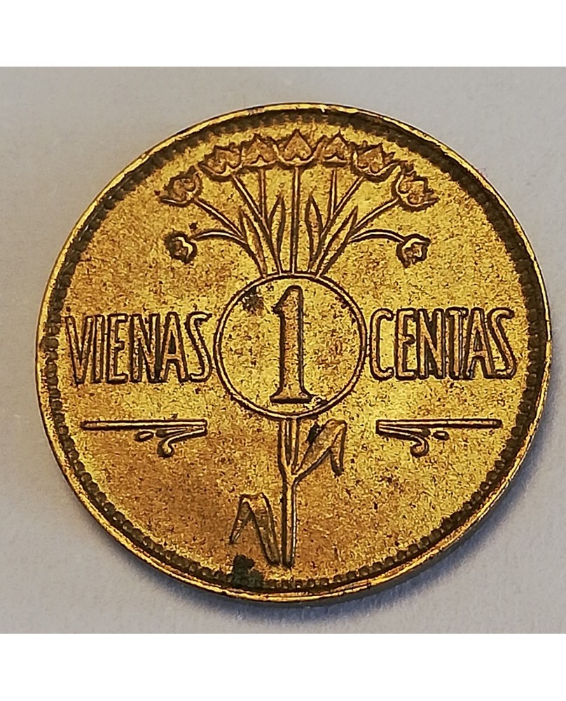 Lietuva. 1 centas, 1925 m.