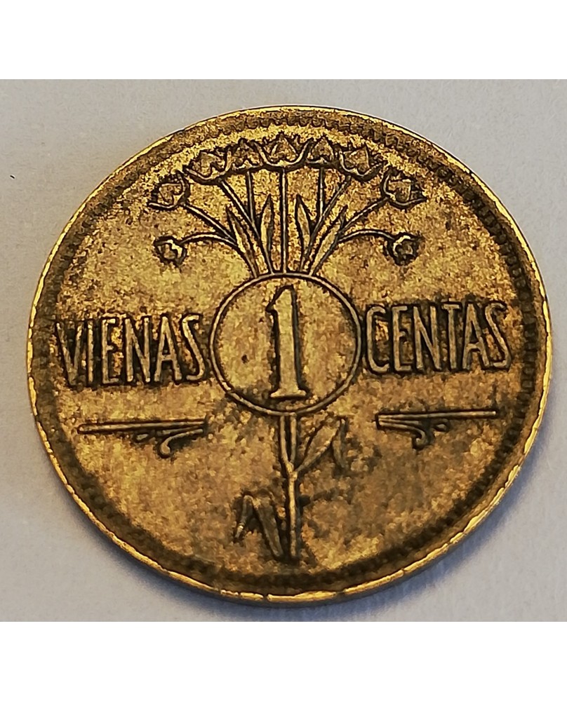 Lietuva. 1 centas, 1925 m.