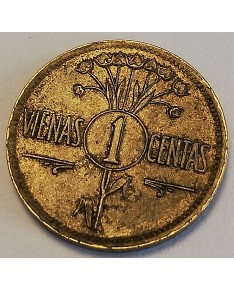 Lietuva. 1 centas, 1925 m.