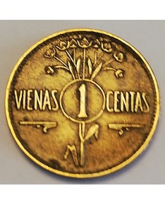 Lietuva. 1 centas, 1925 m.